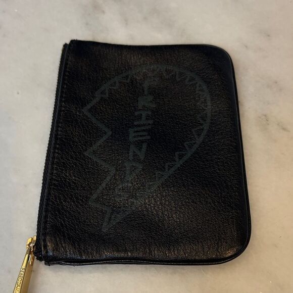 Rebecca Minkoff Pebbled Leather Friends Wristlet with Key Ring - Picture 7 of 13
